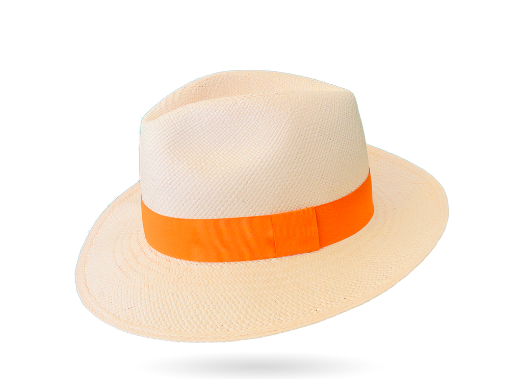 Pastel Peach Panama Hat