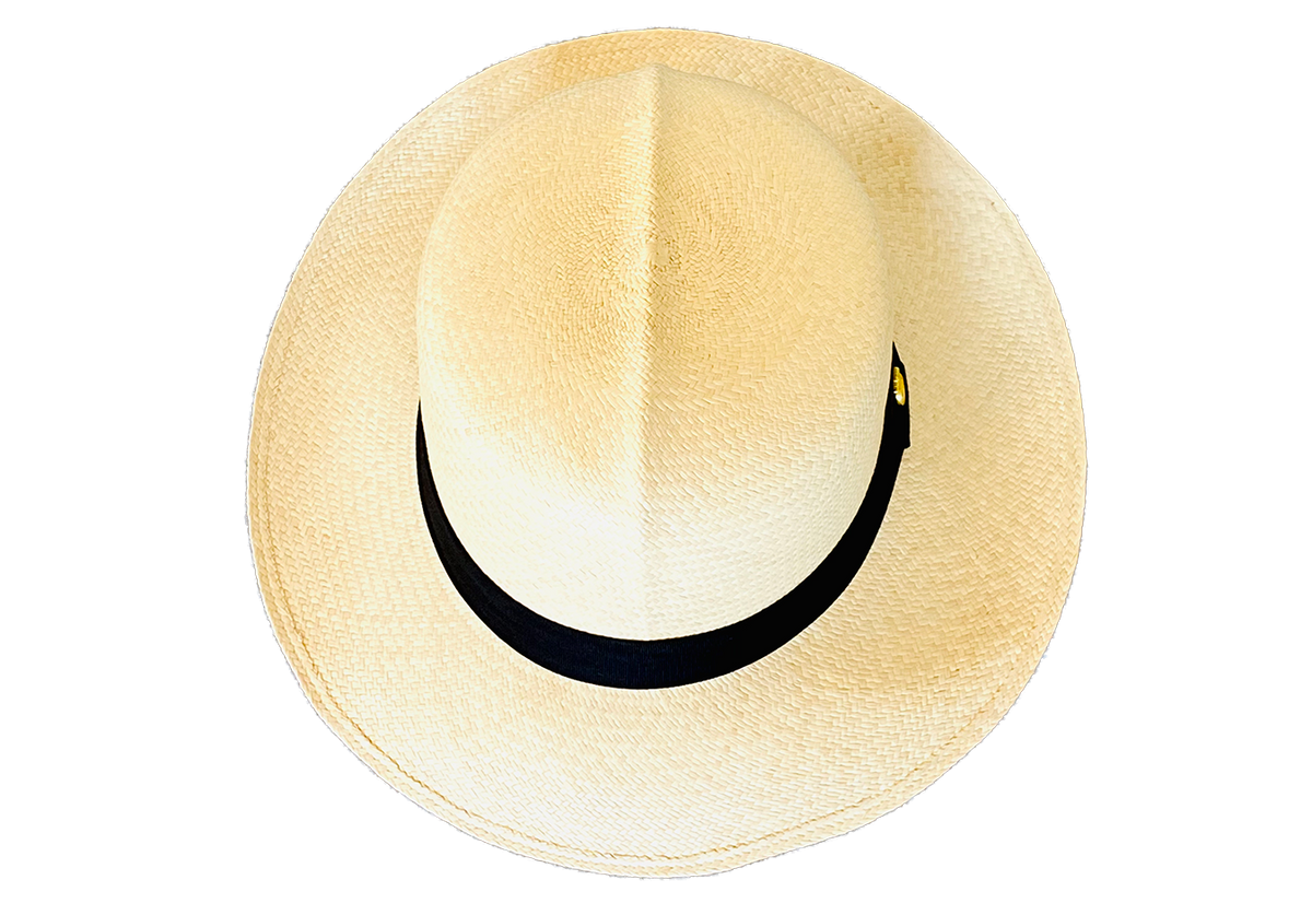 FINE MEN'S PANAMA HAT 'LEGEND' OPTIMO NATURAL ECRU COLOUR PREMIUM
