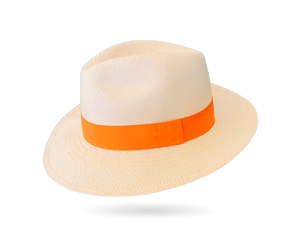 Pastel Peach Panama Hat