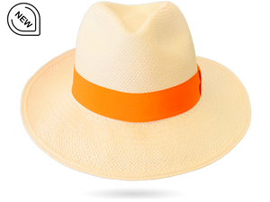 Orange Panama Hat