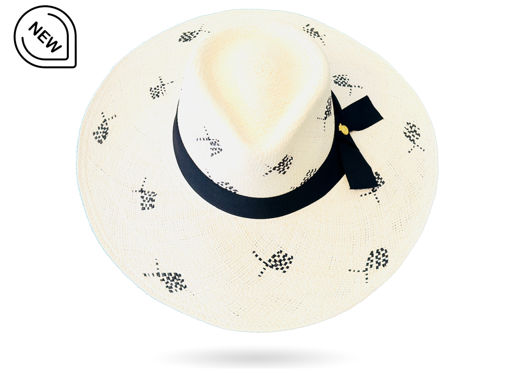 NEW! PANAMA HAT 'SEASIDE' WIDE BRIM (10CM) LIMITED EDITION