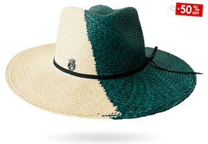 two toned handmade Panama Hat