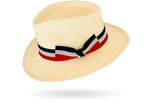 Teardrop Panama Hat by La Marqueza Hats Italian bow