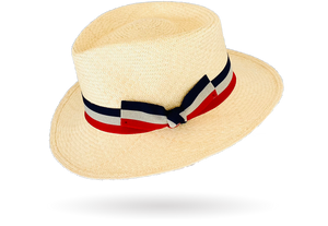 Teardrop Panama Hat by La Marqueza Hats Italian bow