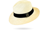 urban panama hat with leather