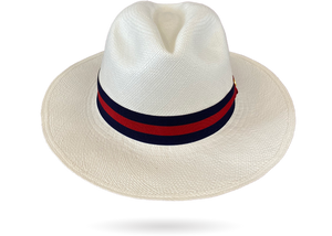 stripped band straw hat england