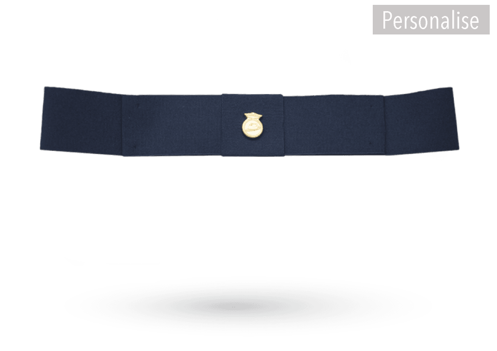 Fabric Ribbon Hatband Change For Panama Hats Royal Navy Blue