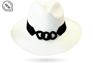 Chanel luxuly summer hat chain trim