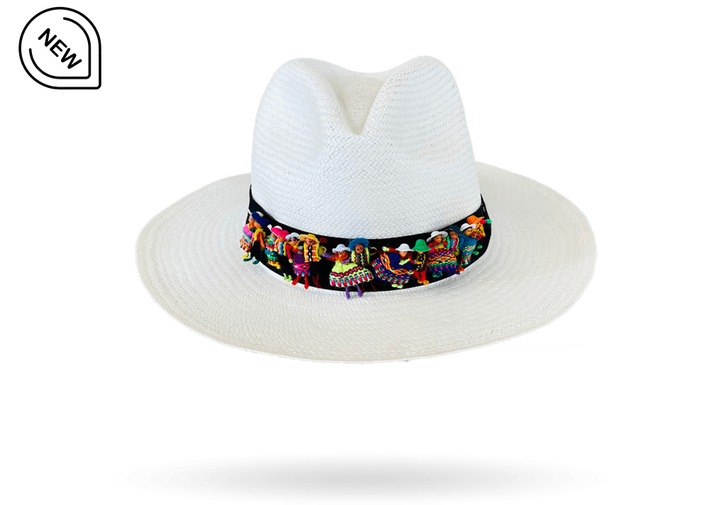 Cuenca Andean Dolls Straw Sun Panama Hat La Marqueza Hats designer UK