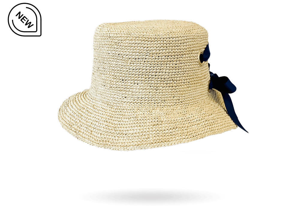 lampshade panama hat adjustable