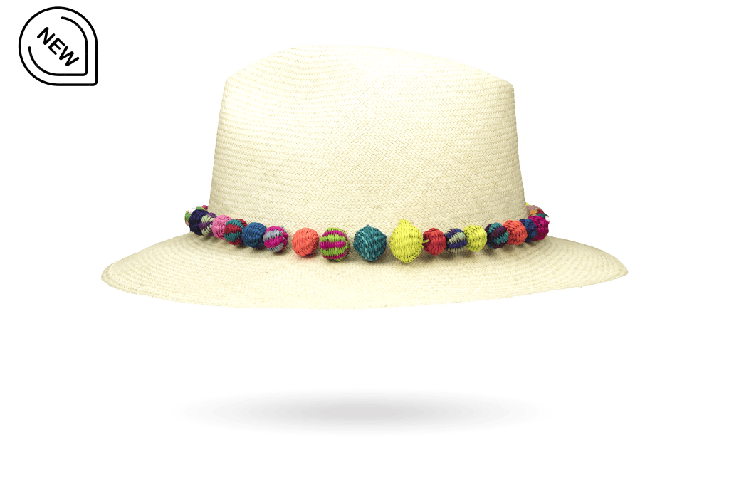 Pom pom Panama Hat 2023