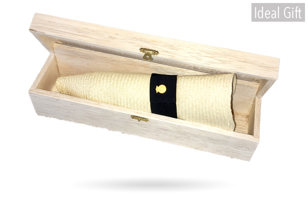 Original Balsa Wooden Box For Panama Hats